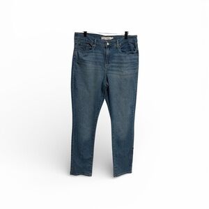 Levi's Strauss Mid-Rise Straight Leg Blue Jeans Women Size 14M W32 L30